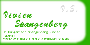vivien spangenberg business card